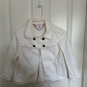 Rebecca Taylor Cream Jean Jacket